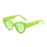 OHEODVQY Popular Fashion Women's Luxury Sunglasses Retro Teal UV400 Men(Green green gradient)