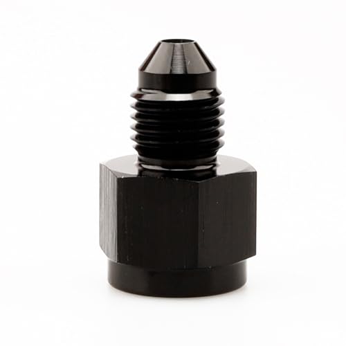 AC PERFORMANCE �A���~�j�E�����X 1/8�C���` NPT - 3 AN �I�X�G�L�X�p���_�[�A���X 1/8 NPT - AN3�I�X�˂��g���A�_�v�^�[�A�u���b�N