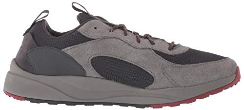 Columbia Men's Pivot WP, Shark/Red Element, 7.5