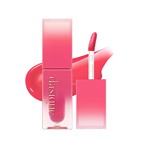 dasique Juicy Dewy Tint (07 Cherry Soda) 0.12 oz | Light Application with moisture | Long Lasting & wearing Glossy Lip Stain, Non-sticky | Vegan, Cruelty-free | Korean makeup | stocking stuffers