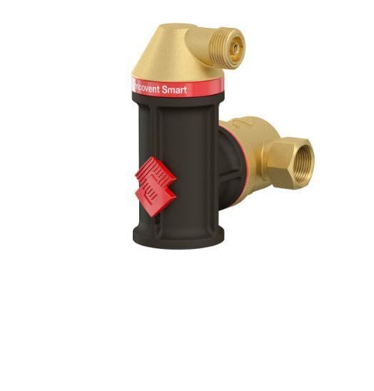 Flamco Luftabscheider - Schlammabscheider - Magnetitabscheider Druck bis zu 10 Bar - Heizung Automatische Entlüftung - Temperatur bis zu 120°C - Größe 1 1/4” (30004)