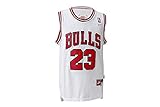 adidas chicago bulls trikot jordan  Herren NBA Michael Jordan # 23 Chicago Bulls Basketball Trikot Retro Gym Weste Sport Top (S)