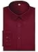 GIANZEN Burgundy Button Down Dress Shirt for Men Men's Shirts Long Sleeve Mens Casual Formal Up Fashion Cotton Wine Red Maroon Size L