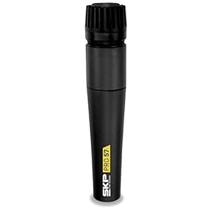 MICROFONE COM FIO PROFISSIONAL, ACOMPANHA CABO 5 METROS PRO-57
