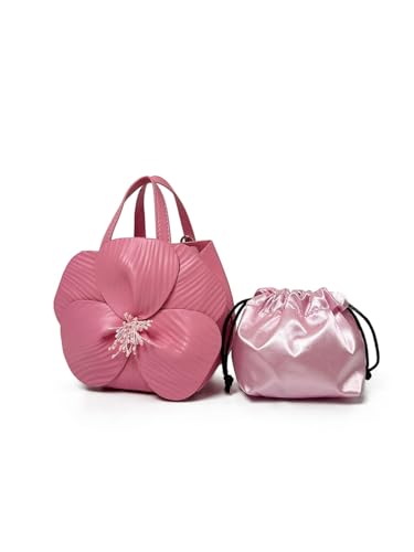 Mini Flower Evening Bags Floral Clutch Purse for Women PU Leather Tote Crossbody Handbags with Chain Wedding Party Prom3