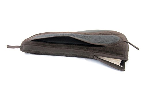 Foto von PS Pferdeartikel Kurzes Westernpad Round, Sandwichpad, 2 Kammern - Spezial Farbe braun