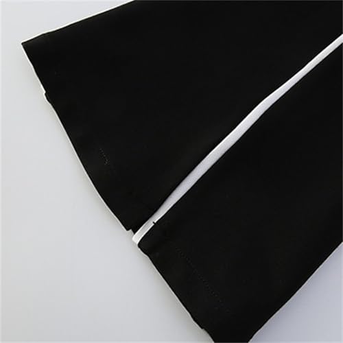 Moonker Bell Bottom Pants for Girls Wide Leg Split Elastic High Waisted Y2k Casual Pants Summer Skinny Kids3