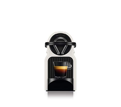 Nespresso Inissia Coffee Capsule Machine with Aeroccino, White by Krups