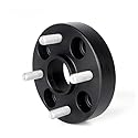 Radadapter 2 Stück Auto Aluminium Rad Spacer Adapter Flansch Für 4lug für Honda für Fit für Jazz(2PCS 15mm Black)