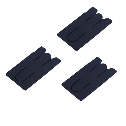 3pezzi Supporto Per Smartphone Silicone Con Funzione Di Kickstand Da Nero Adatto Pixel e Altri Modelli Portacarte e Portamonete Incorporato Design Antiscivolo Per Miglior