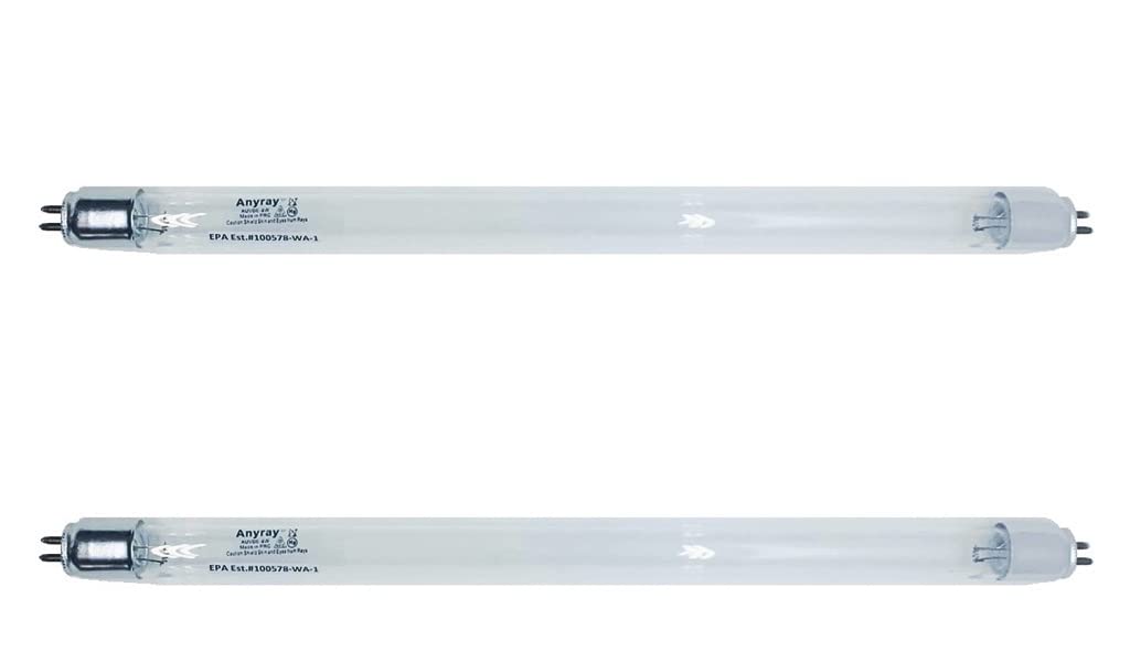 Anyray 2-Bulbs 8W 8 Watt UV-C G5 T5 8Watt Germicidal Ultraviolet Light Bulb-image-38