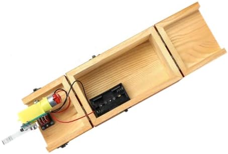 XJYMCOM Useless Boring Box Wooden Self-Closing Box Creative Funny Prank Toys Desktop Decoration