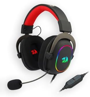 Headset Gamer Redragon Zeus X RGB USB 7.1 Surround Sound Virtual ...