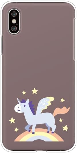 Amazon Co Jp Galaxy Feel2 Sc 02l ギャラクシー 対応スマホケース J ブラウン ペガサス 虹 星 ゆめかわ イラスト かわいい くすみカラー Case6637 家電 カメラ