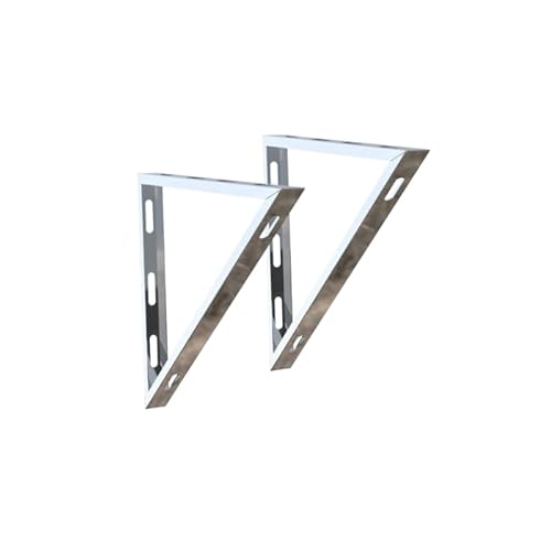 Edelstahl Wandkonsole Standard - Schornstein I 450mm Auflagefläche | Schornsteinhalter für Wandabstand 50-200mm I Basis des Schornsteins I Stabil und fest I Oskar