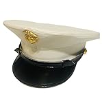 Marine Corps Enlisted Dress Cap,White,7 1/4