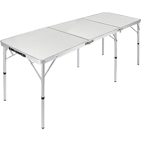 REQUISITE NEEDS Adjustable Aluminium Folding Table Cover