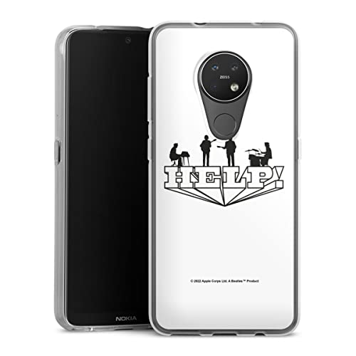 DeinDesign Coque en Silicone Compatible avec Nokia 6.2 Etui Silicone Coque Souple The Beatles Help! Rock ‘n’ Roll - Les Beatles, Paul McCartney, John Lennon, RIngo Starr, George Harrison DeinDesign Coque en Silicone Compatible avec Nokia 6.2 Etui Silicone Coque Souple The Beatles Help! Rock 'n' Roll