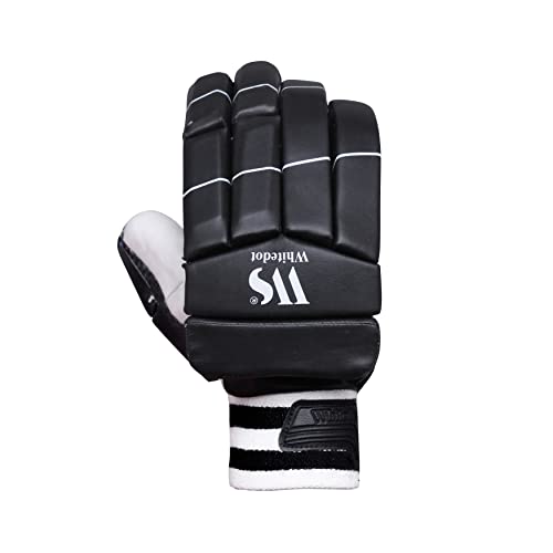 Image of Whitedot Eleanor Cricket Batting Gloves||Suitable for Youth|Medium Left Hand||Black