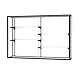 Champion Series Case Backing: White Laminate, Frame Finish: Dark Bronze, Size: 48" H x 72" W