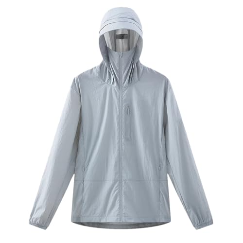 Veste coupe-vent unisexe imperméable et anti-UV pour randonnée et camping