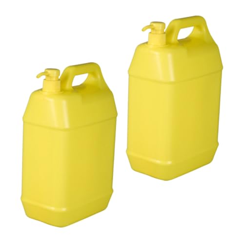 BESTYASH 2 Pack Large Capacity Hand Bottles Shampoo Bottle Household Bucket Dishwasher Bucket Leakproof Easy to Refill