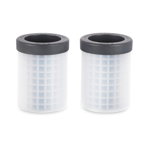 Tovolo Mini Ice Cylinder Set of 2 - Easy Squeeze and Release, BPA-Free Silicone,...