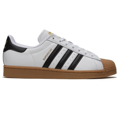 adidas Superstar ADV Shoes - White/Black/Gum - 10.5