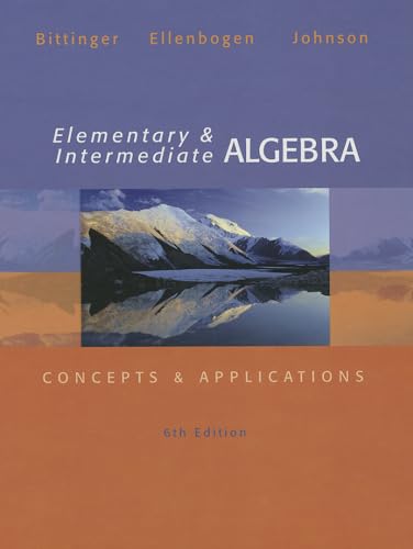 Elementary and Intermediate Algebra: Concepts and Applications, Plus MyLab Math/MyLab Statistics -- Access Card Package