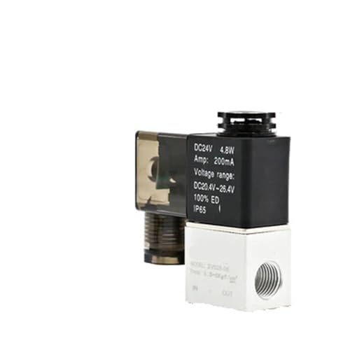 Valve solénoïde pneumatique 2V025-08 étanche 1/4" pour coupure d'air rapide - 2