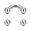 2g(6mm), Wearable Length 16mm, Ball Size: 10mm