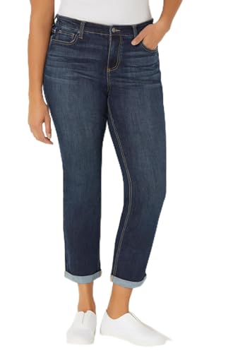 Catherines Women's Plus Size Girlfriend Roll Cuff Jean