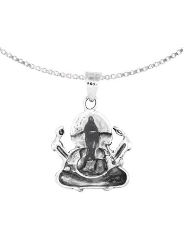 Image of ORIONZ Pendant Locket for Men & Women, 925 Sterling Silver with Zircon, 18K Gold Plated Unisex Jewellery