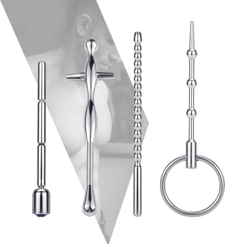 4 PCS sonda dilatador de acero inoxidable es ligero e impermeable