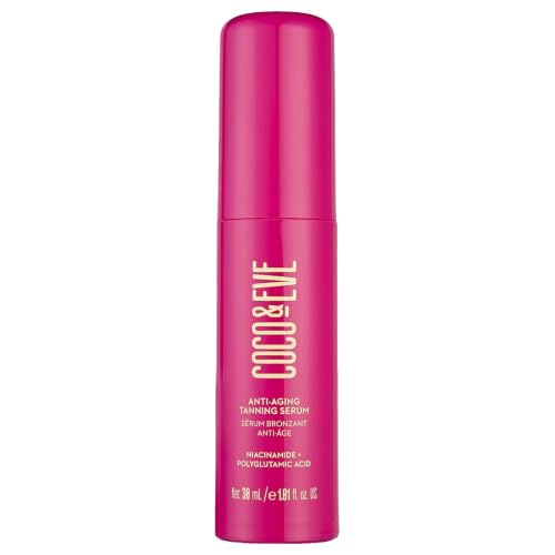 Coco & Eve Anti-Aging Tanning Serum – Selbstbräuner für das Gesicht mit Feuchtigkeitspflege für einen sanften Glow. Natürlicher Bronzer mit… – Ansicht 1