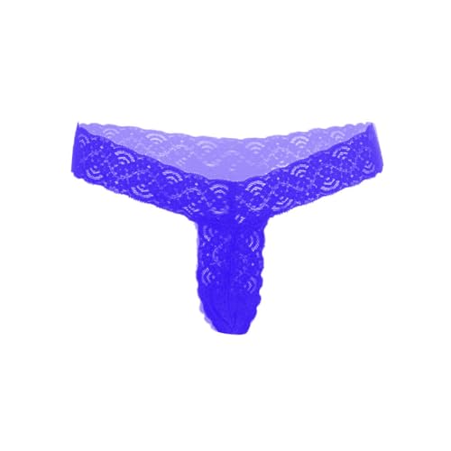 Image of MYZA Womens Microfibre Floral Lace Low Rise G String Thong Panty for Women /Girls