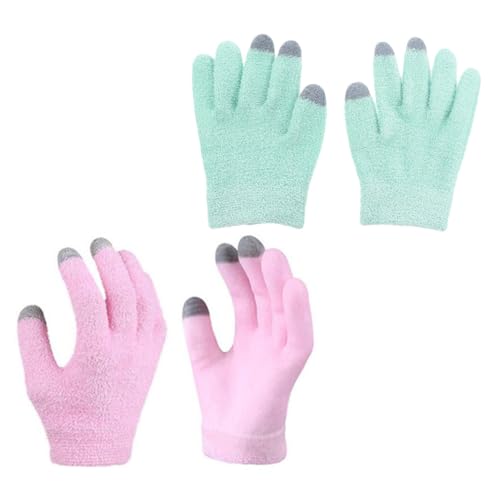 PLAFOPE 2 Guantes Hidratantes para Manos Secas y Agrietadas para Cuidado con Gel Spa Diseño Táctil para Usar Móviles durante Hidratación