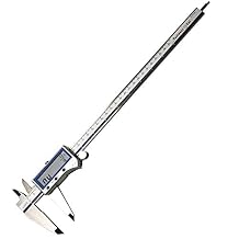 iGAGING Fastener Cal Digital Caliper 0-12"/300 mm - IP54 Electronic Caliper - Quick & Accurate Inch/Metric/Inch Fractional/Fastener Size Reading - Includes Case, Manual, Battery