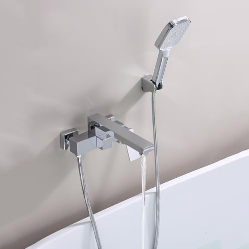 Mélangeur de douche anti-corrosion en laiton chromé pour remplacer un robinet LWX