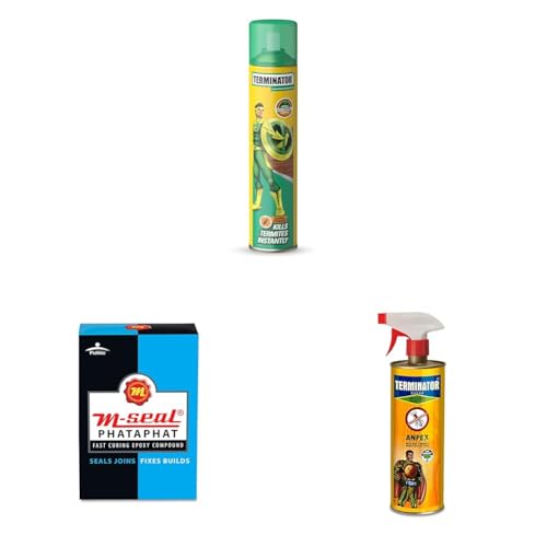 Image of Terminator Eco-Friendly Termite Killer Spray, 320ml | DIY Pest control to keep Termites, Borer & ins