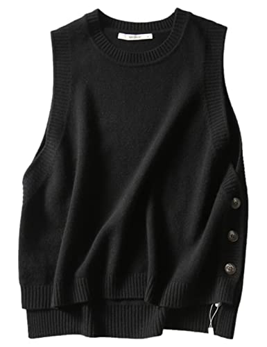 Mingzhu Womens Sleeveless Round Neck Pullover High...