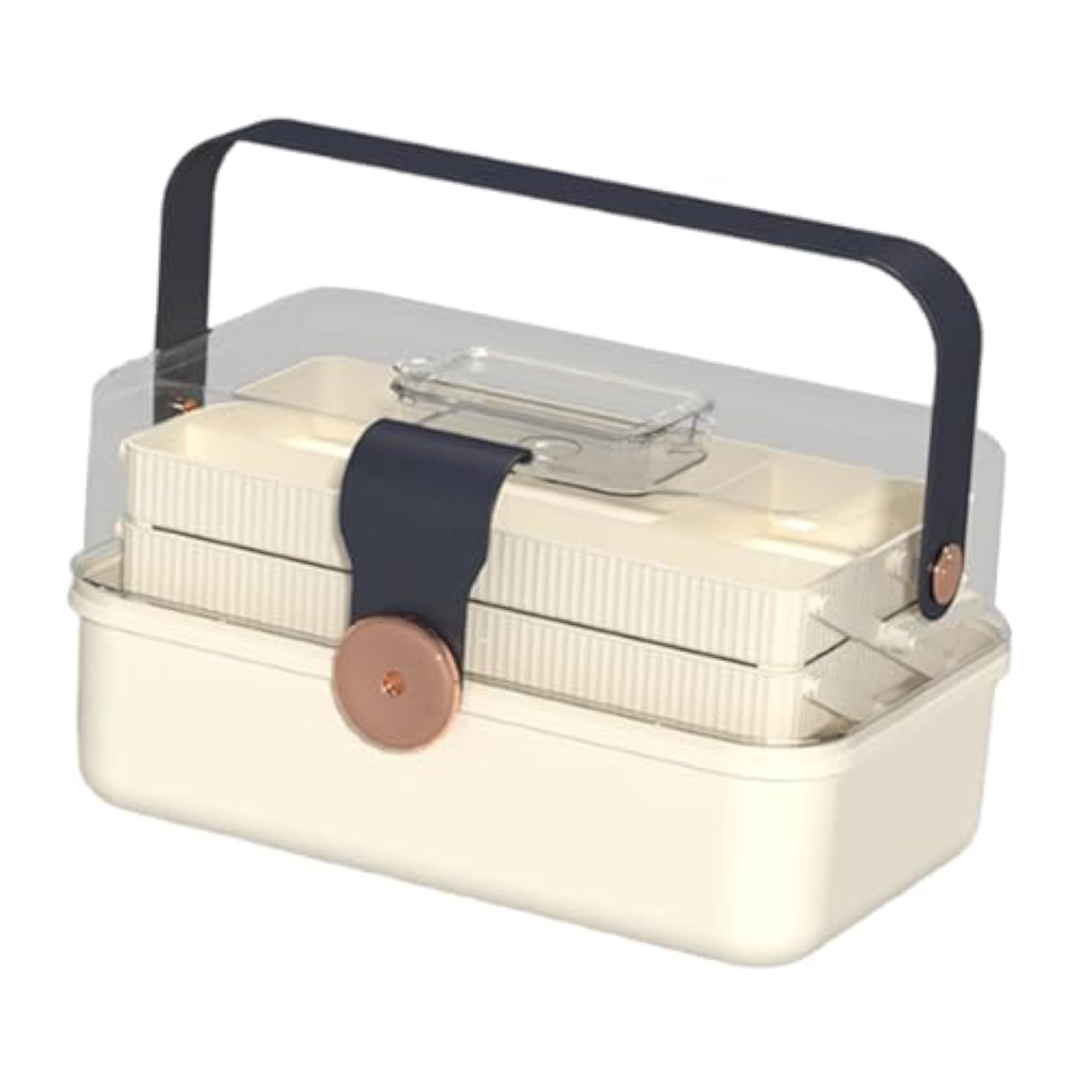 Family First Aid Box with Handle for Outdoor Use