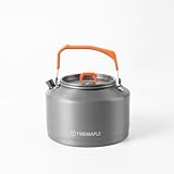 Fire-Maple キャンプケトル やかん 1.3L アルミニウム コンパクト 軽量 コーヒー ティーケトル おしゃれ 大容量 ウトドアケトル 直火対応 登山 ハイキング アウトドア ファミリー ソロ キャンプ用品 収納袋付き (T4)