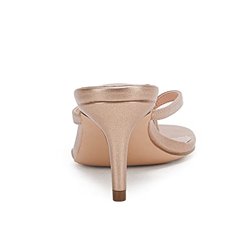 Coutgo Womens T Strap Flip Flops Thong Slip On Heeled Sandals Slide Kitten Heel Comfortable Shoes #TOP5