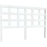 cabecero blanco ikea 【Material de primera calidad:】 La madera maciza de pino es un bonito material natural. La madera de pino tiene vetas rectas, y los nudos dan al material su distintivo aspecto rústico.