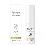 White Truffle Double Serum All-in-One Multi Bálsamo vegano, tratamiento 3 en 1 con trufas blancas para mejorar las arrugas, bálsamo para el tratamiento de ojos