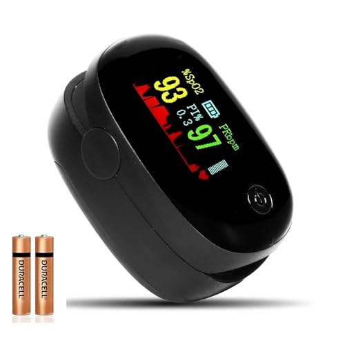 Pulse Oximeter Fingertip, Blood Oxygen Saturation Monitor Fingert...