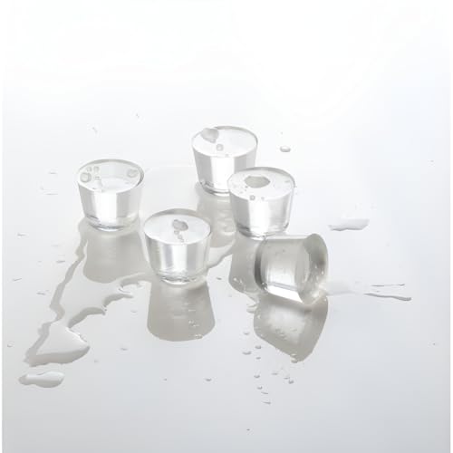 Set de 2 packs con 4 cubeteras redondas flexibles miniatura 5