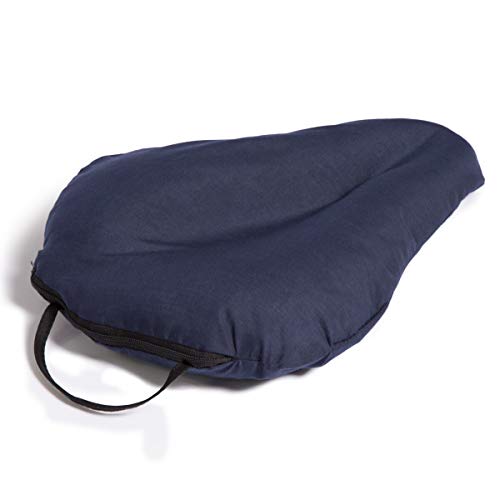 Hermell Products Sciatica Saddle Cushion, Navy, 0.6 Pound
