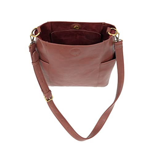 Image of Joy Susan Side-Pocket Bucket Bag: Kayleigh Crossbody